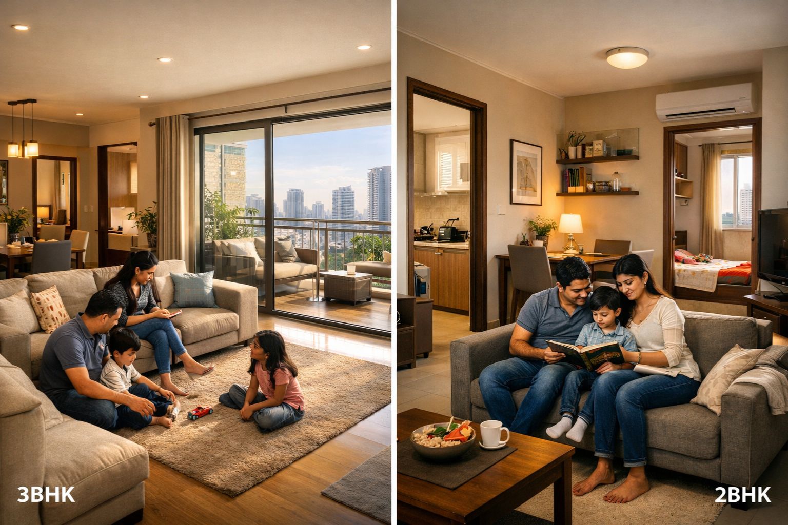 3BHK vs 2BHK Flats in Gurgaon Which Is Better for Families